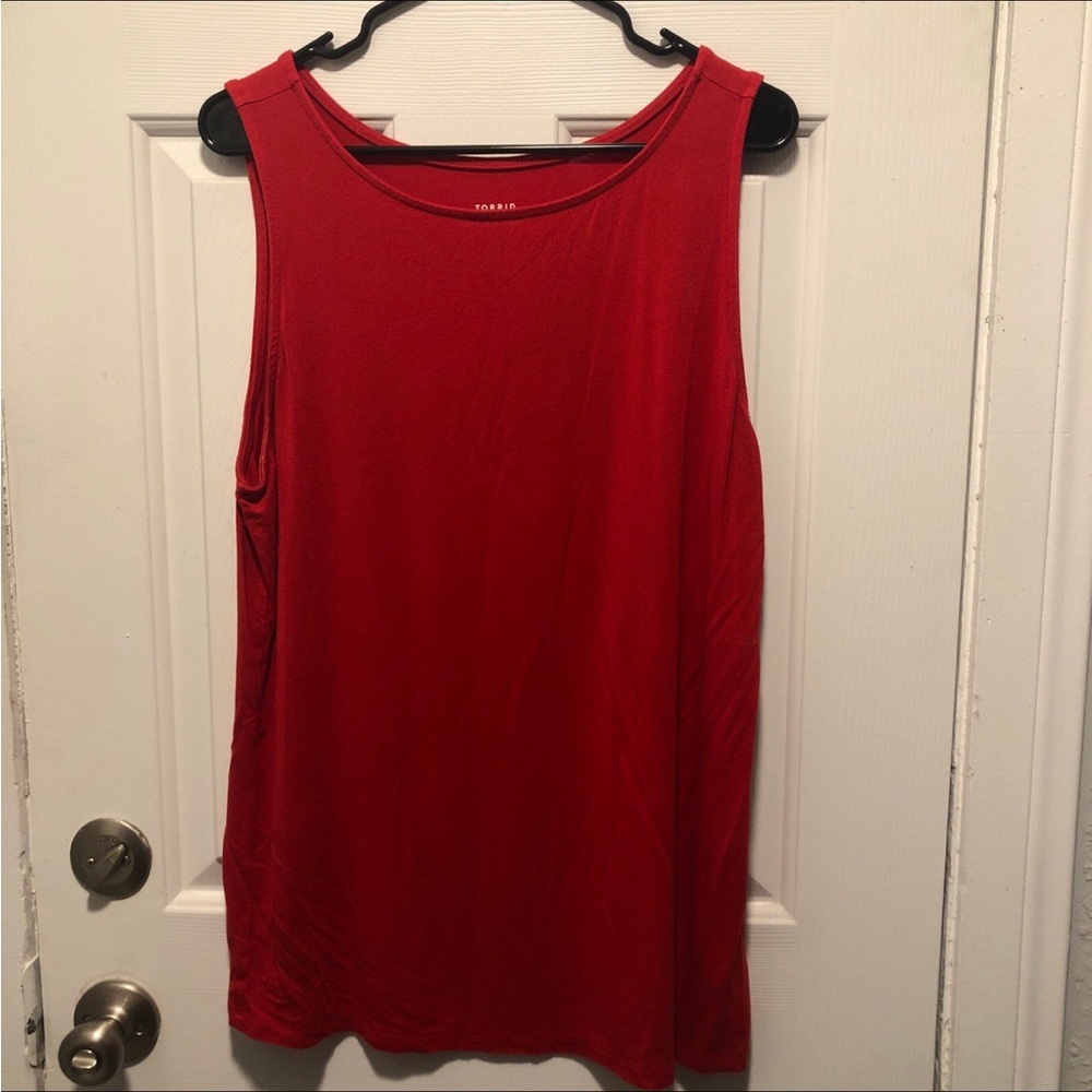 Torrid Women's Top Shirt Size 0 Super Soft Knits Wear What You Love Sleeveless